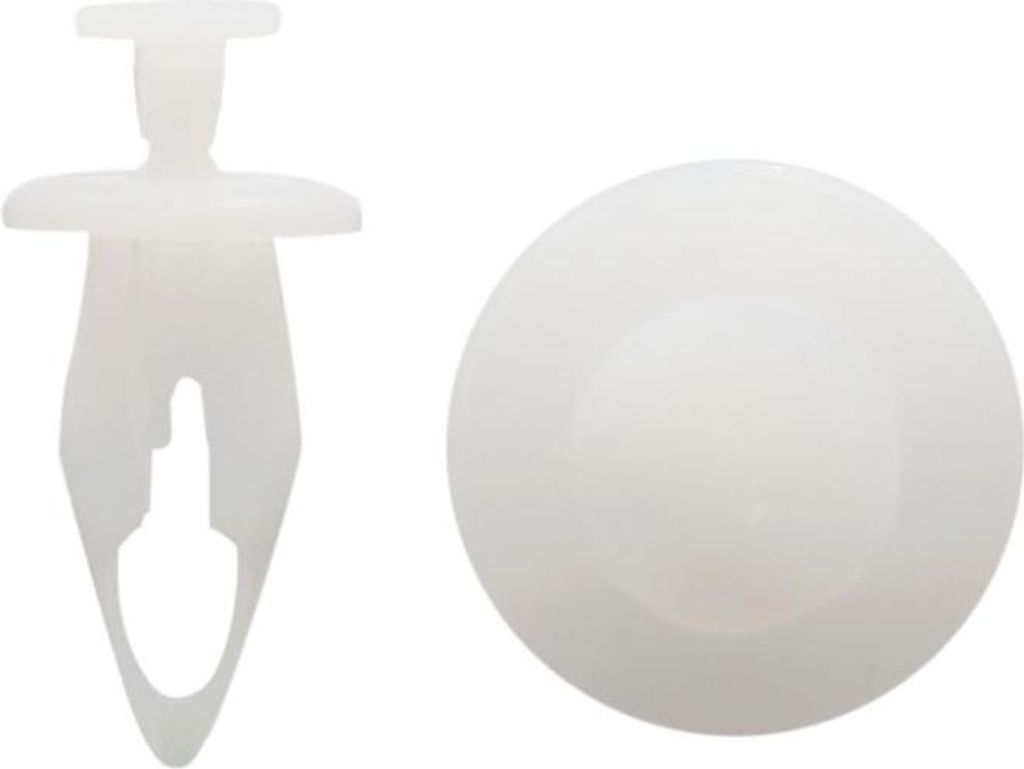 40stk weiß Plastikniet Spritzen Schutz Form Stoßdämpfer Klammern 9mm Auto DE de