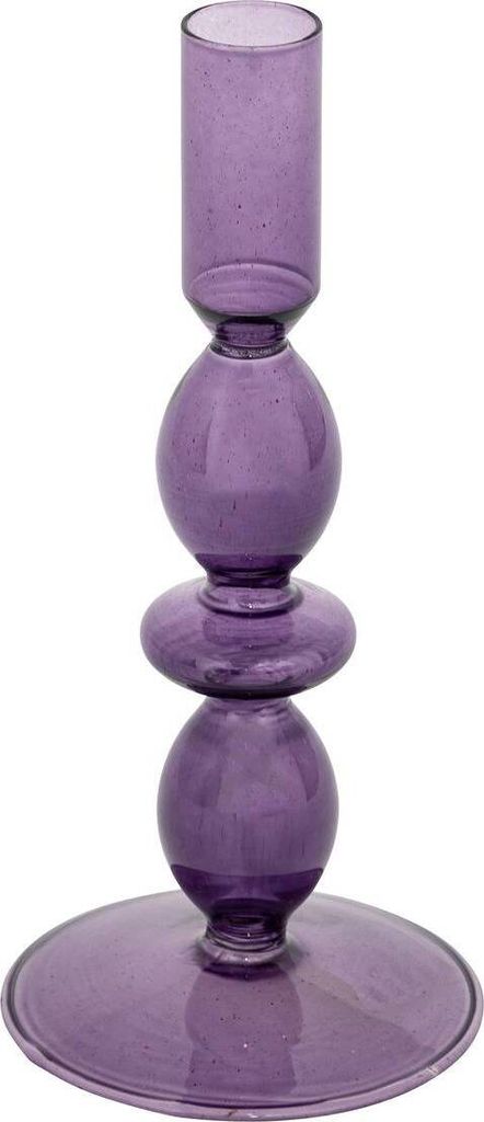 Kerzenhalter glas deep violett h195cm - Atmosphera créateur d'intérieur
