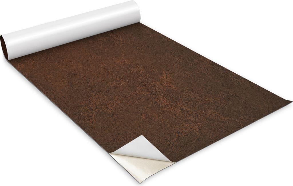 Selbstklebende Möbelfolie - Dekorationsfolie - Tischmöbel - Zuschneidbar - Imitation Von Rost - 100 x 50 cm