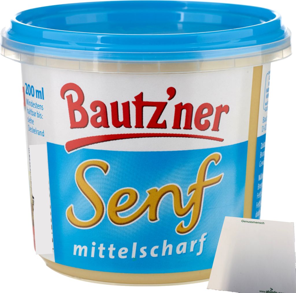 Bautzner Senf mittelscharf Rezeptur seit 1955 1er Pack Produktbild 