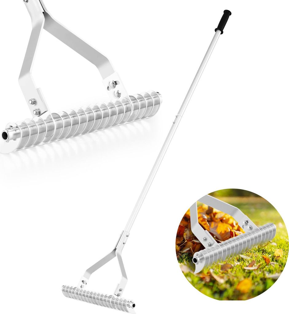 178cm langer Aluminiumrechen, Vertikutierrechen mit 50 cm Produktbild 