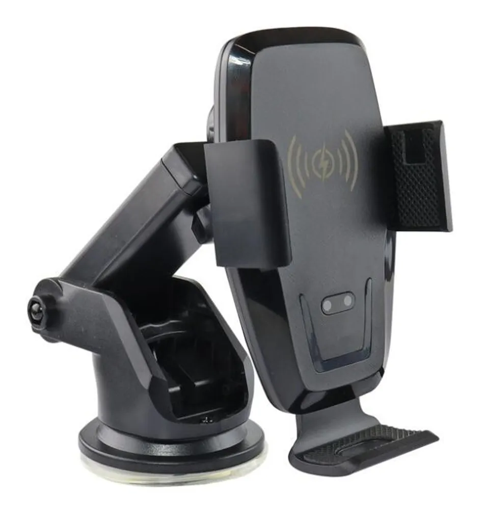 Supporto per telefono da auto a ventosa con caricatore wireless QC 3.0 - 2