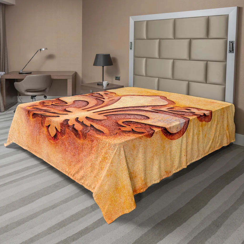 Linge de lit Fleur de Lys pour décoration de chambre royale et cosy
