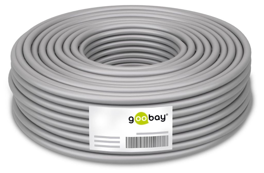 Cable de red Goobay 96093, categoría 6A, S/FTP (PiMF), Imagen del producto 