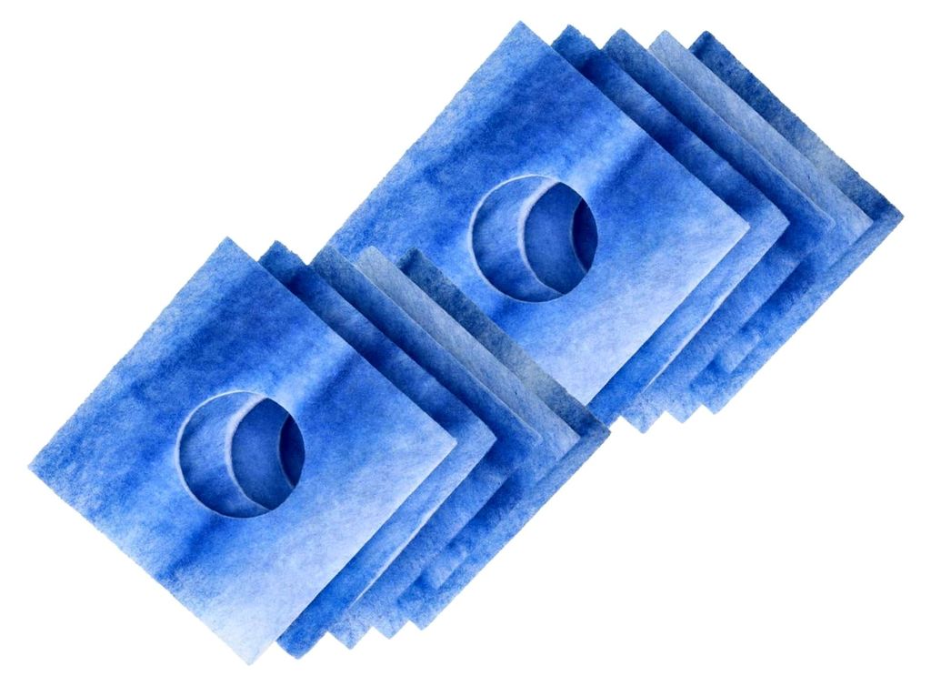 10x Filter kompatibel mit Limodor Limot Lüfter Serie F Typ D, LF, ELF - Ersatz für F-LF/5 Zubehör