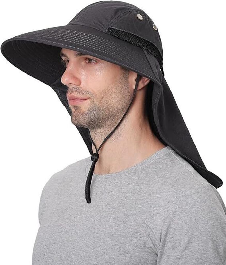 Sonnenhut Herren Damen Sommerhut UV Schutz Fischerhut mit Produktbild 