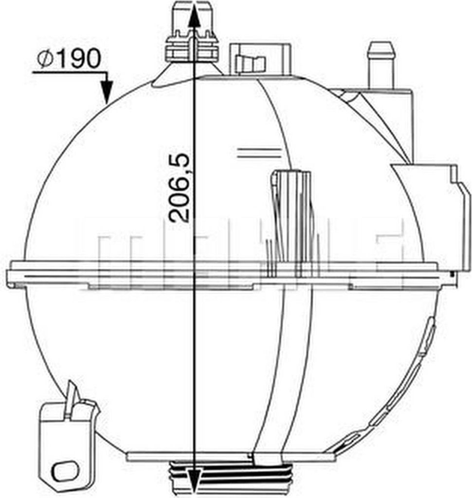 zbiornik wyr. BMW X3 F25 / X4 F26