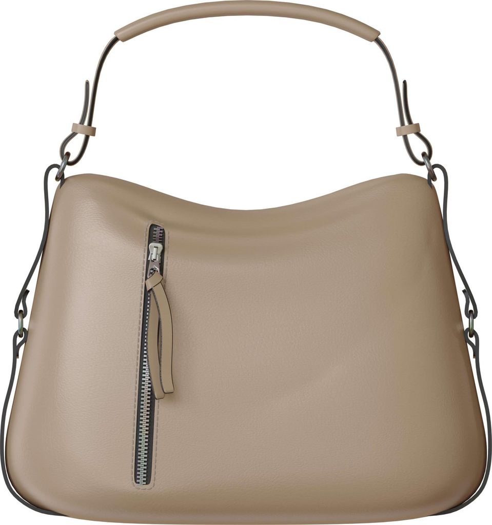 Damen Shopper Tasche groß Hobo Bag – vegane Leder Schultertasche mit Rucksackfunktion, 34x36x12 cm, geräumige Umhängetasche für Alltag & Bür...