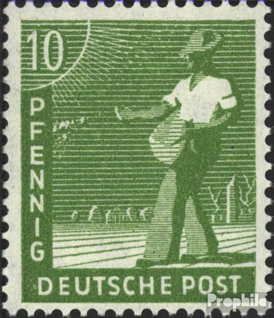 Briefmarken Alliierte Bes.-Gem.Ausg. 1947 Mi 946c postfrisch I. Kontrollratsausgabe
