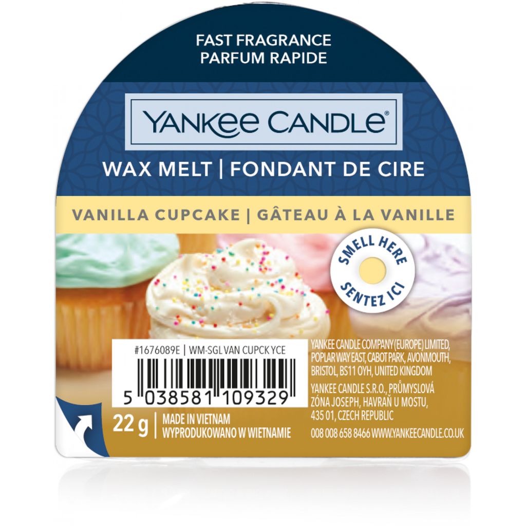 Yankee Candle VANILLA CUPCAKE - vonný vosk 22 g Obrázek produktu 3