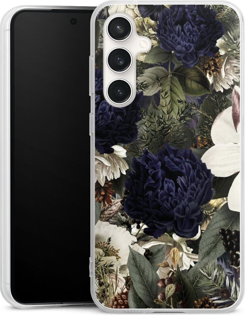DeinDesign Handyhülle für Samsung Galaxy S23 FE Silikon Hülle Case Smartphone Schutzhülle Blumen Utart Vintage