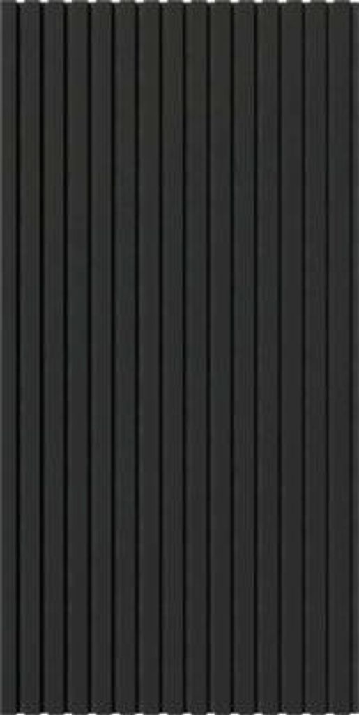 Akustikpaneel schwarz foliert schwarzer Filz 1200 x 600 x 20 mm