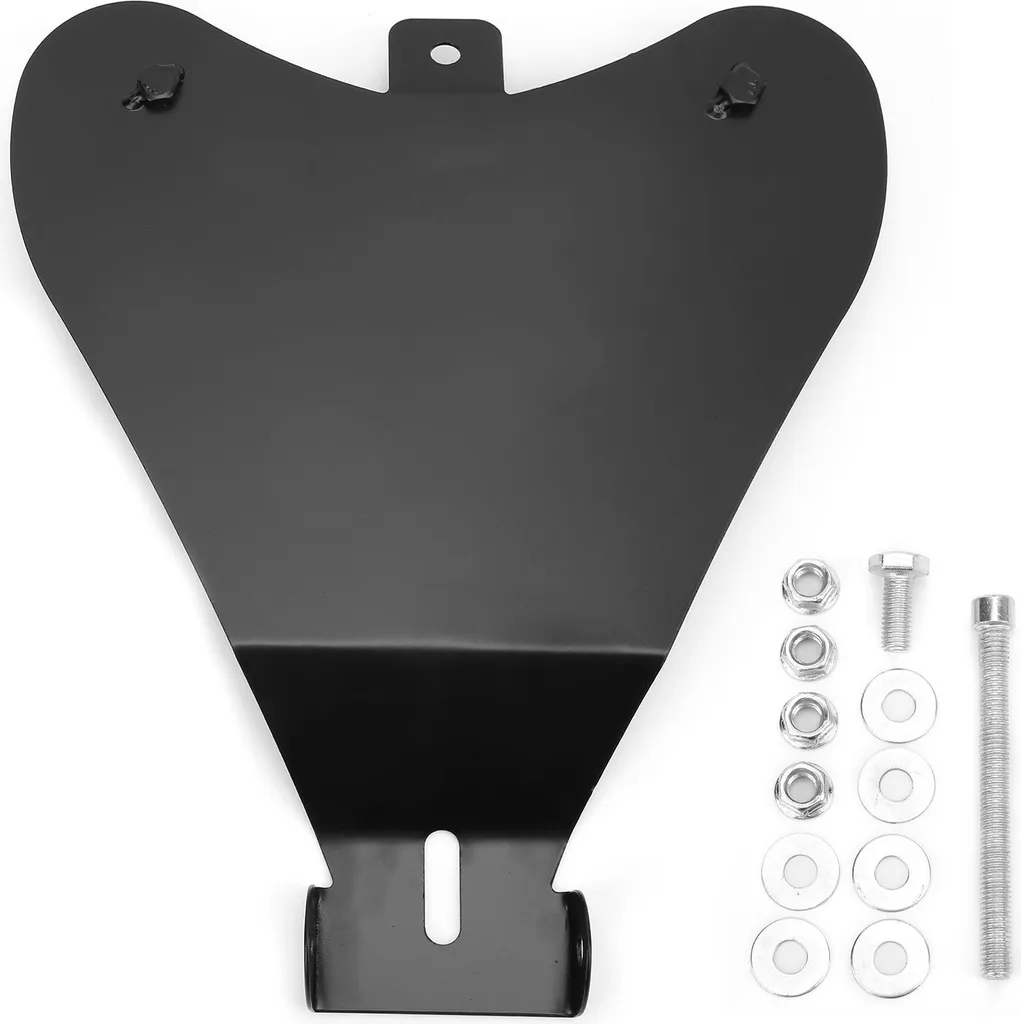 Support de Selle Solo Acier avec Ressorts pour Montage Moto Bobber