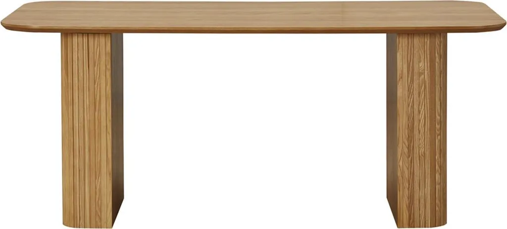 Table bois Milazzo 180 cm : alliez enfin robustesse et style cannage