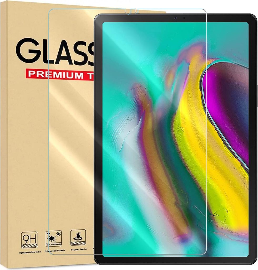 Panzer Folie für Samsung Galaxy Tab S5E 10.5 2019 Echt Glas Displayschutzfolie Transparent Glasfolie 9H Härtegrad Schutzglasfolie