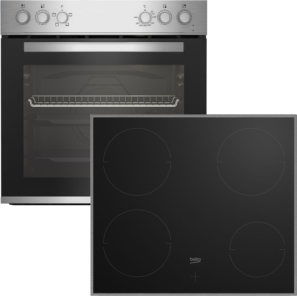 Beko BBUC12020X Einbauherd-Set