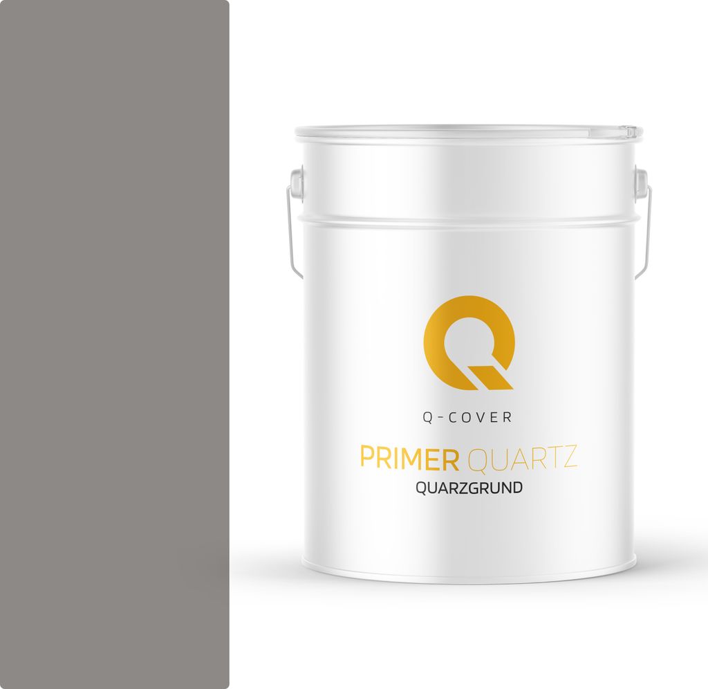 Quarzgrund Für Buntsteinputz | 15kg Grau M23 Acrylatdispersion Grundiermittel Innen & Außen Für Wände Ca. 0,3-0,4 Kg/M2