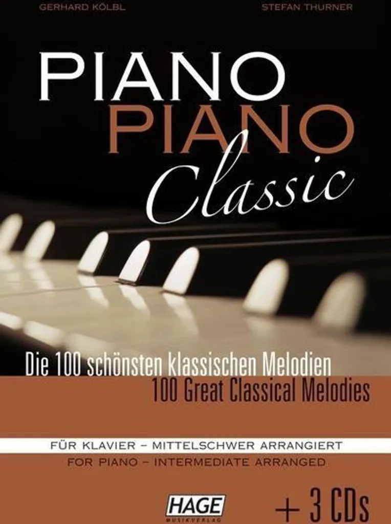 Piano Piano Classic mittelschwer avec accès interactif QR-Codes