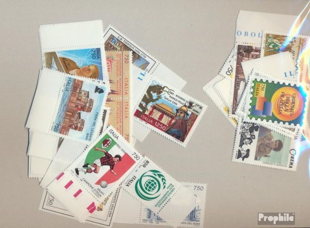 Briefmarken Italien 1996 Mi 2416-2477 (kompl.Ausg.) Jahrgang 1996 komplett postfrisch Schmetterlinge, Vespa, Film u.a.