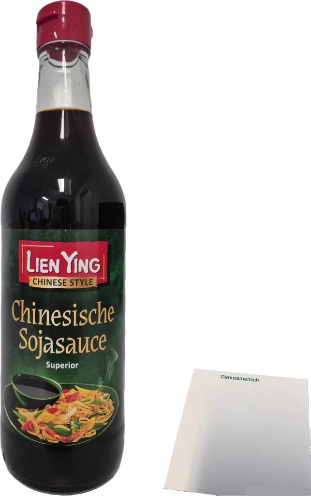 Lien Ying Chinesische Sojasauce Superior (500ml Flasche) + usy Block