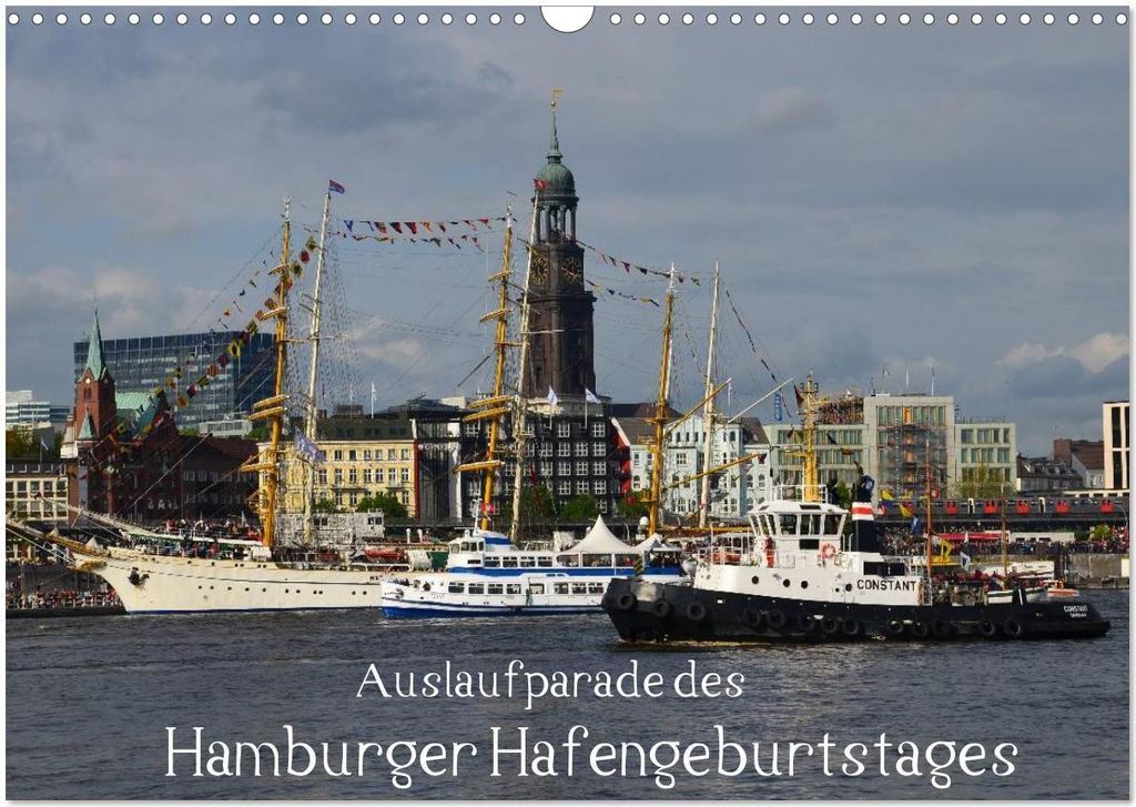 Auslaufparade des Hamburger Hafengeburtstages (Wandkalender 2026 DIN A3 quer), CALVENDO Monatskalender