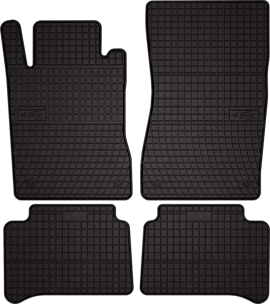 Tappetini All-Weather Gomma Mercedes E W211 (2002-2009) Neri