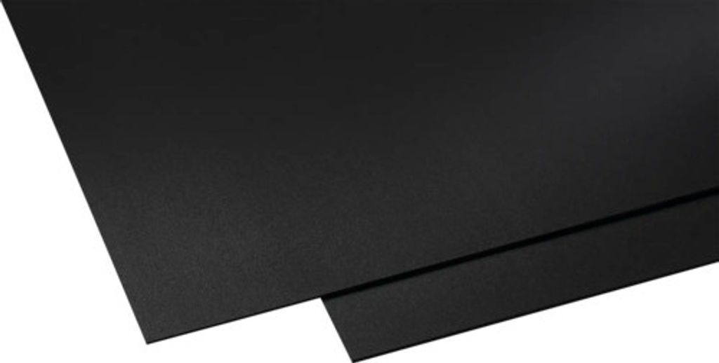 Hartschaumplatte Hobbycolor schwarz 1000 x 500 x 3 mm Produktbild 
