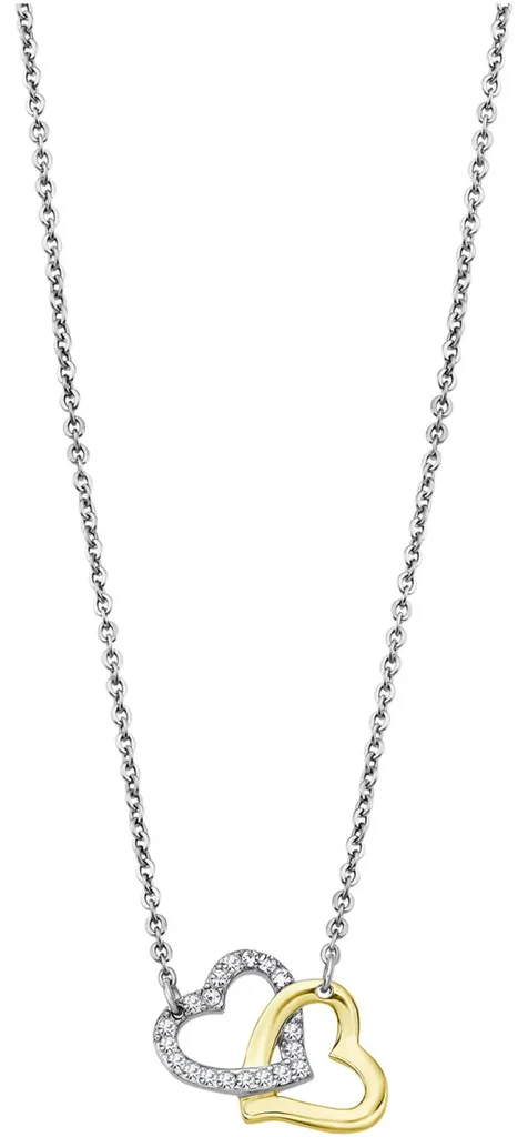 Lotus Collier Dames LS2117-1/1 Argenté avec Motifs Coeurs de Dames Chic