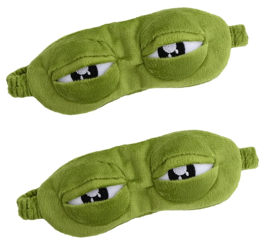 Masque de sommeil pour voyage et sieste - Lot de 2 masques yeux en 3D