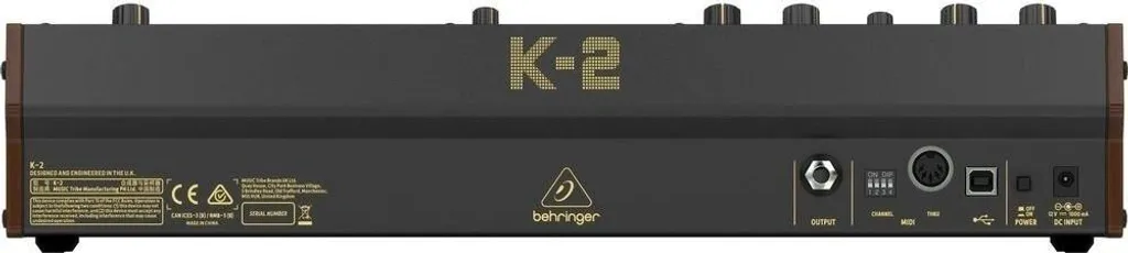 Behringer K-2 Synthétiseur Analogique Semi-Modulaire avec Double Filtre VCF - 2