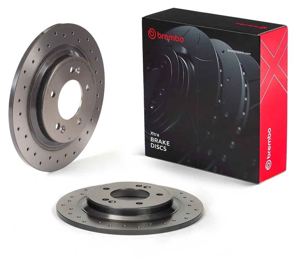 Disque de frein Brembo 08.D220.1X percé pour Hyundai Kona 284 mm OS