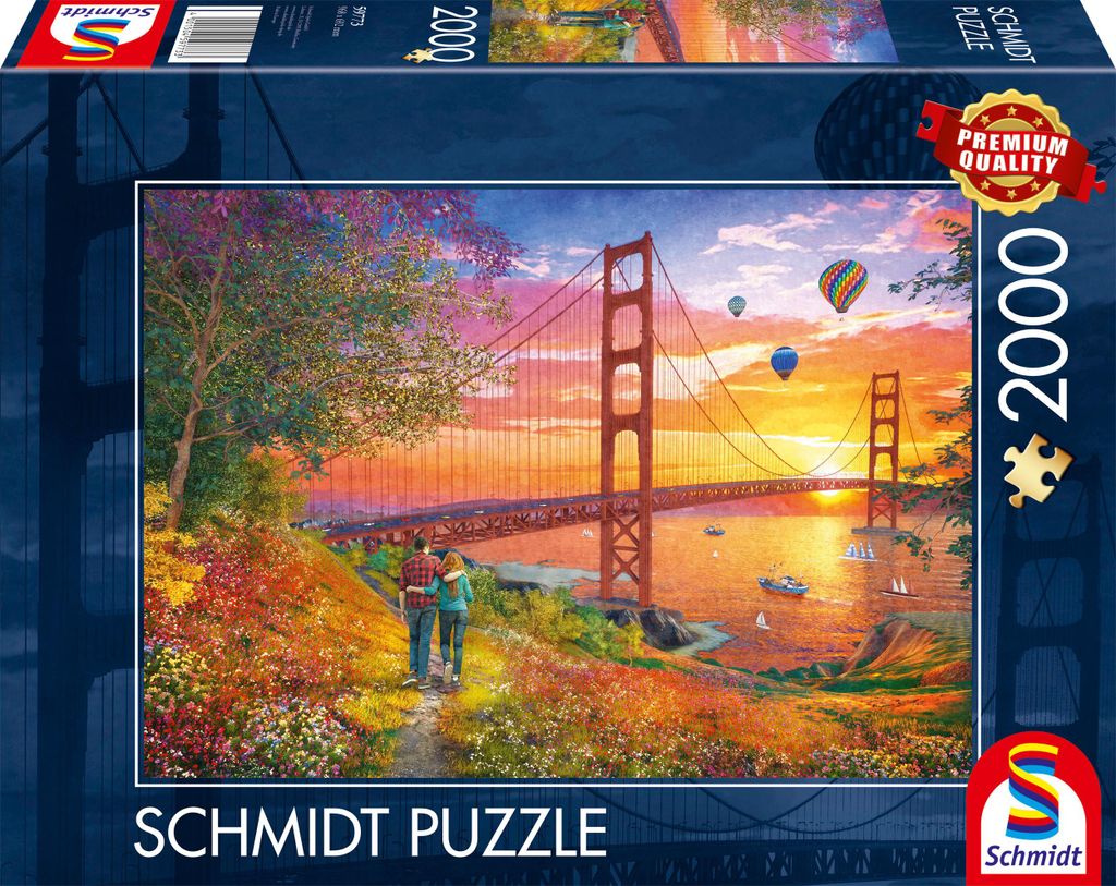 SCHMIDT Puzzle Walk to the Golden Gate Bridge 2000 Teile