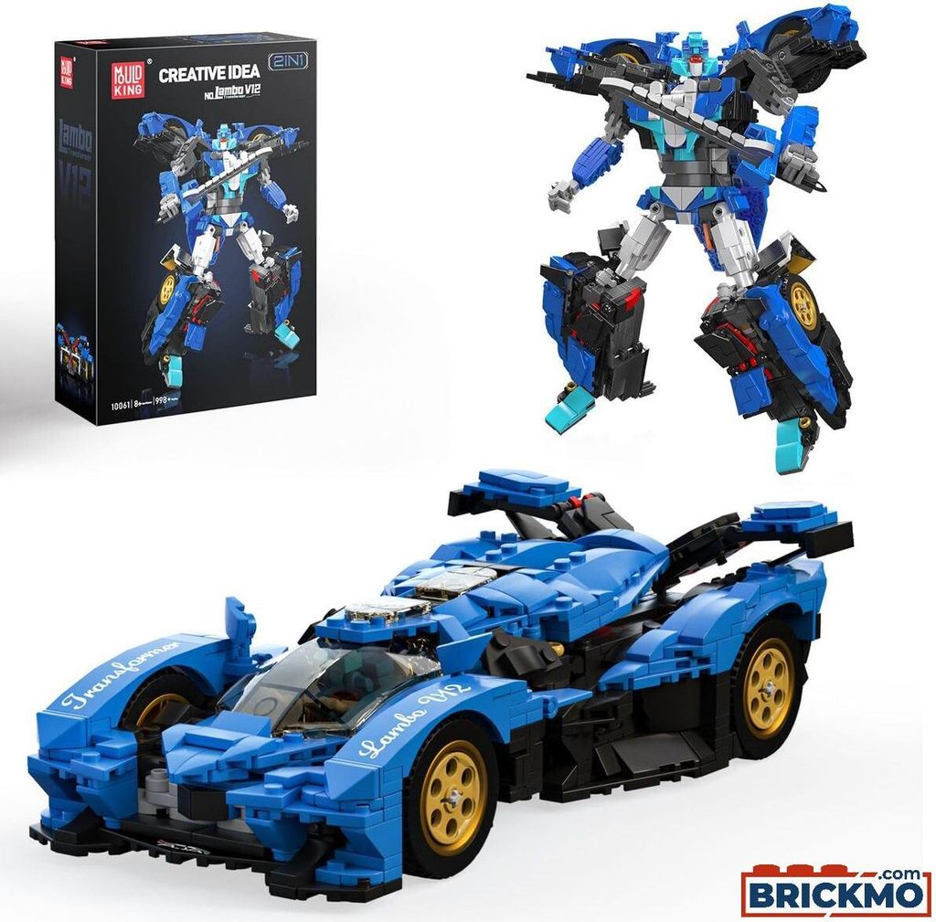 Mould King Creative Ideas 2in1 Lambo Roboter 10061 Image du produit 
