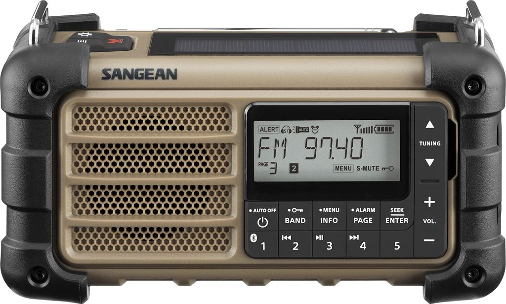 Radio portatile Sangean MMR-99 con Bluetooth, alimentazione Immagine del prodotto 