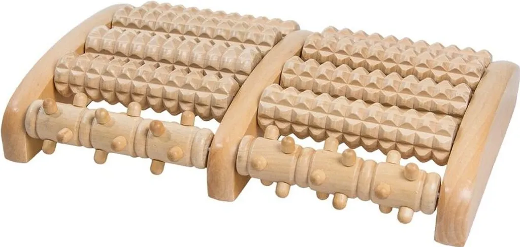 Rullo Massaggiante Piedi KOMFORT in Legno | Benessere Naturale Plantare
