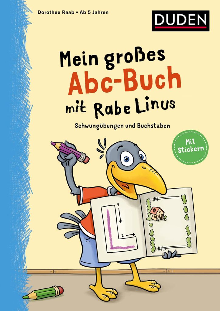 Mein großes Abc-Buch mit Rabe Linus - ab 5 Jahren Image du produit 