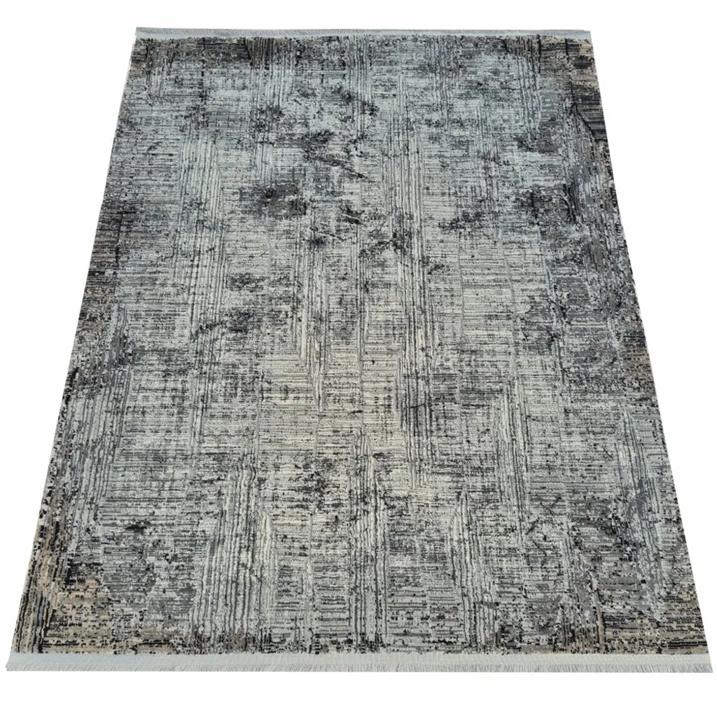Tapis STEFANO 200x290 cm : Anti-tâche et Facile d'Entretien Noir