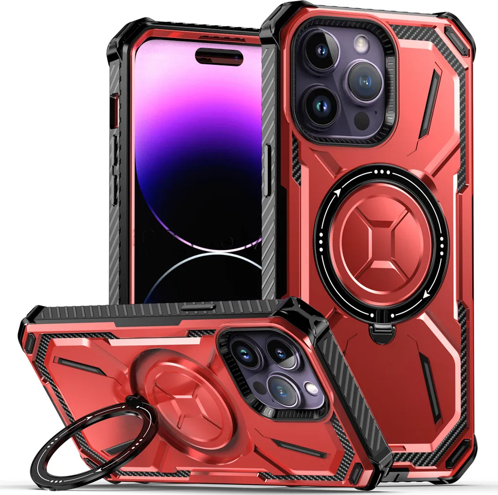 Cover iPhone 14 Pro Max Rossa MagSafe: Protezione a Prova di Bimbo