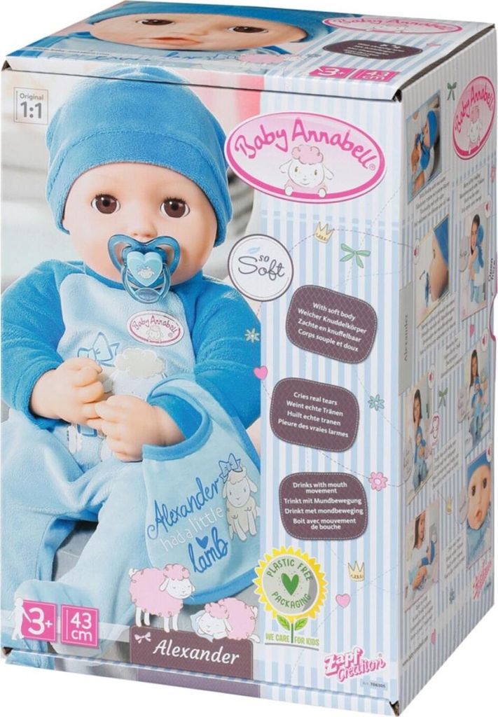 Zapf Baby Annabell Alexander 43 cm 706305 Kaufland