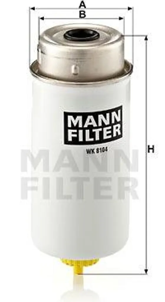 Entretien moteur Transit : Filtre à carburant WK 8104 MANN-FILTER