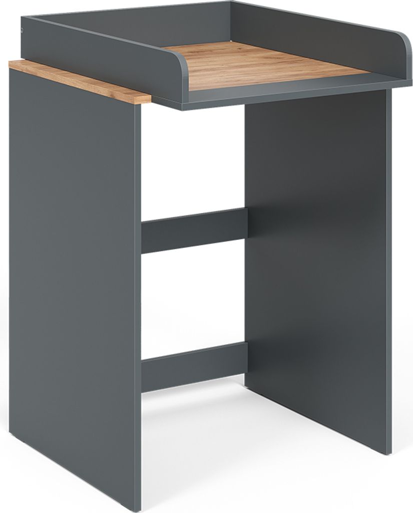 Waschmaschinenschrank Vicco Viktor Anthrazit/Goldkraft Produktbild 
