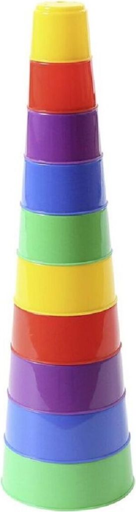 Pyramide grande, 10 pièces - Jeu d'empilage Image du produit 