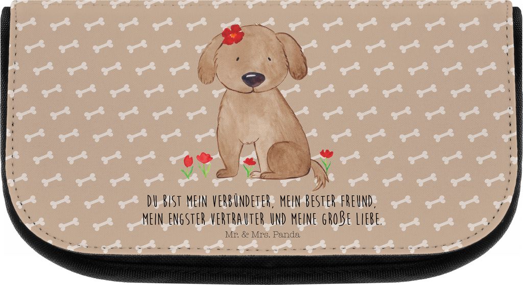 Mr. & Mrs. Panda kosmetiktäschchen Hund Dame - Hundeglück - Geschenk, Liebenswert, Lieb, Organizer, Tasche, Sprüche, Hunde, Verliebt, kosmetik, ...