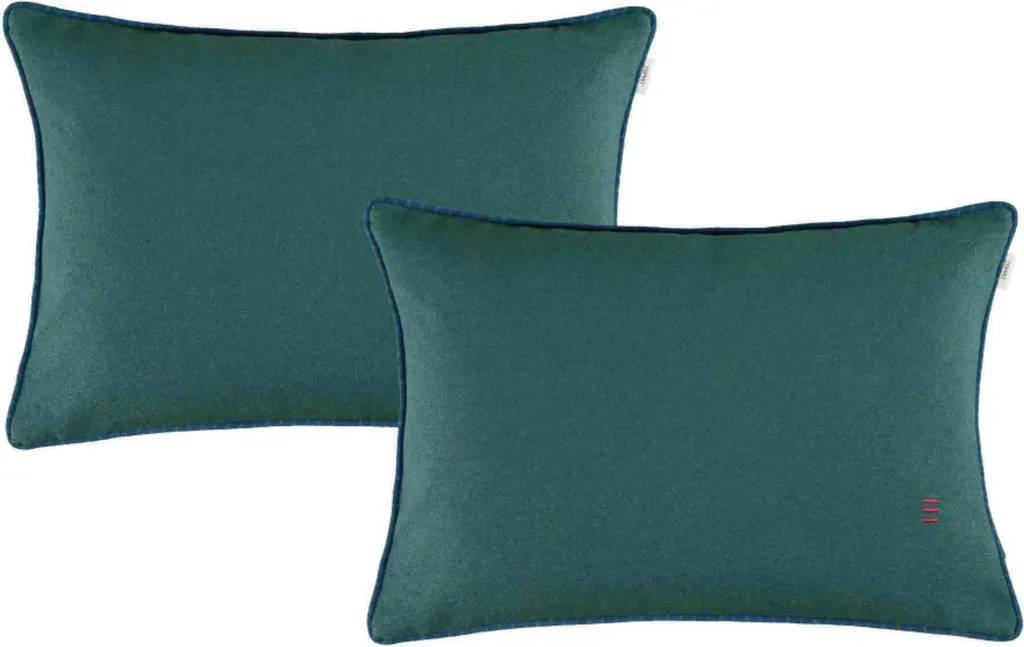 Rénover votre Déco : Lot de 2 Housses de Coussin Esprit FUN-2 Vertes