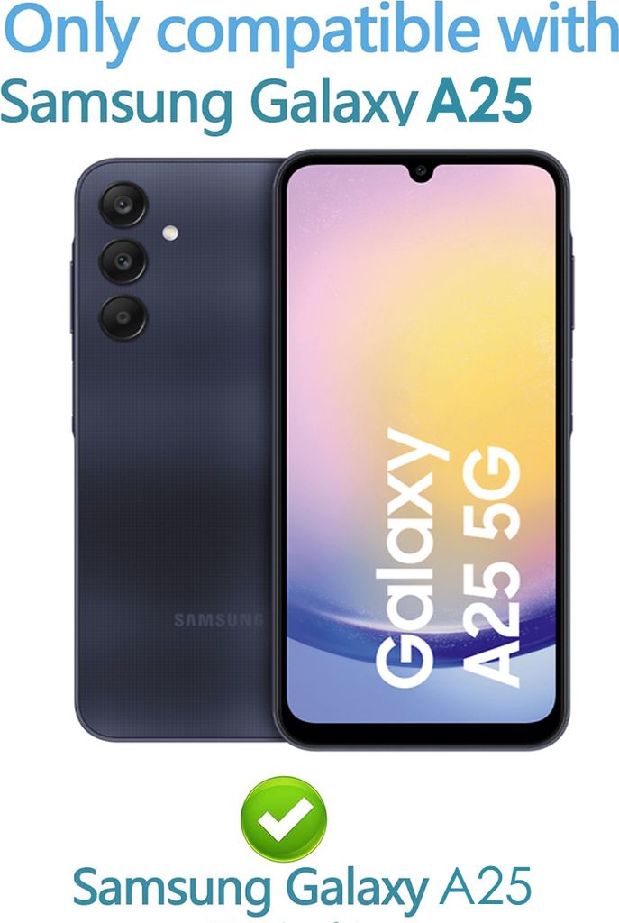Für Samsung Galaxy A25 5G - Schwarz Silikon Schutz Hülle + Produktbild 18
