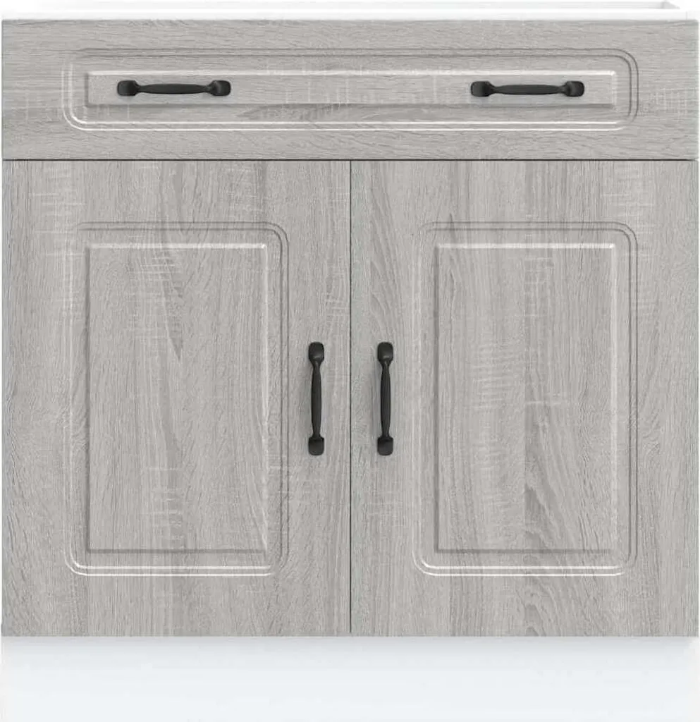 Base per cucina Kalmar Grey Sonoma in legno - 4