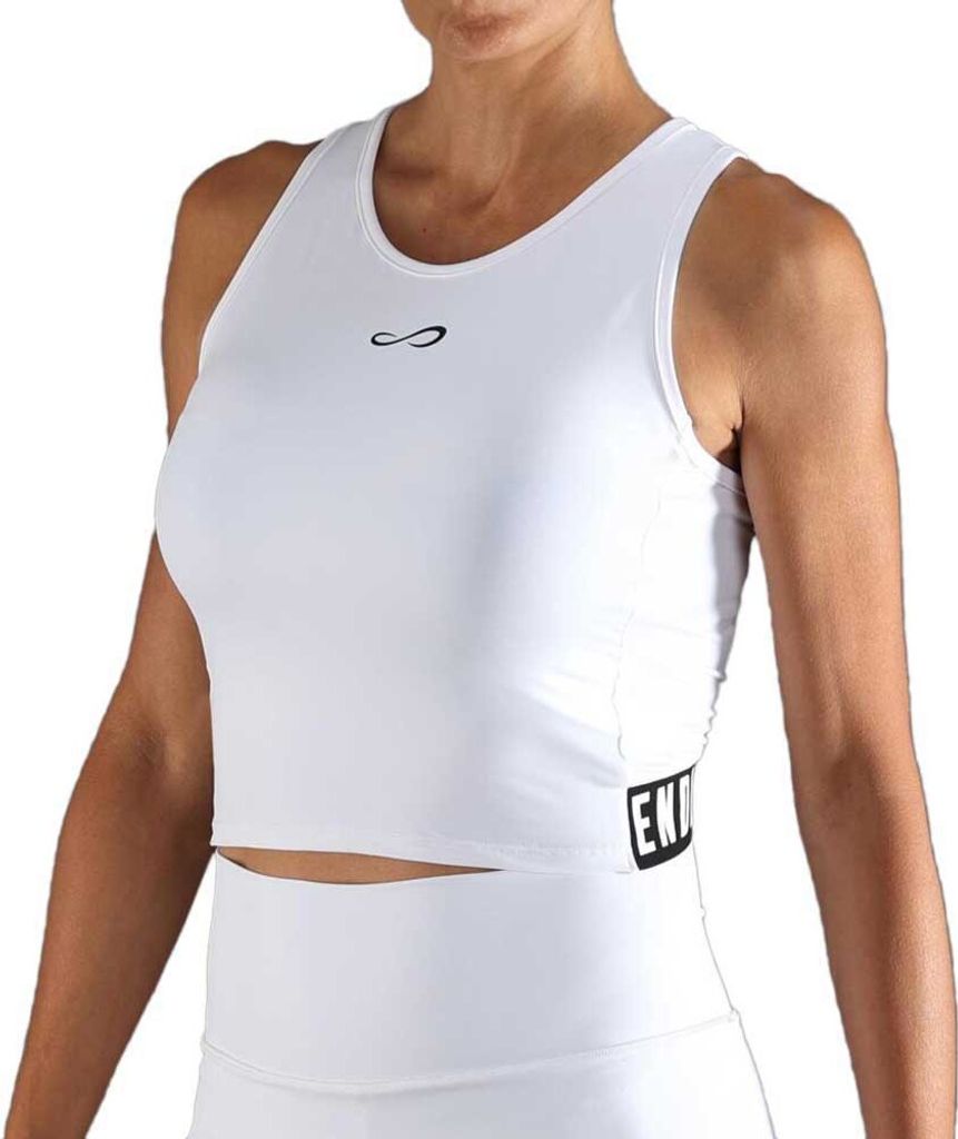 Endless Chill ärmelloses T-shirt Weiß L Frau Weiß L