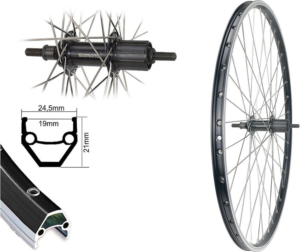 Bärwinkels 28 Zoll Hinterrad Shimano NN300 8,-9,-10 fach Produktbild 
