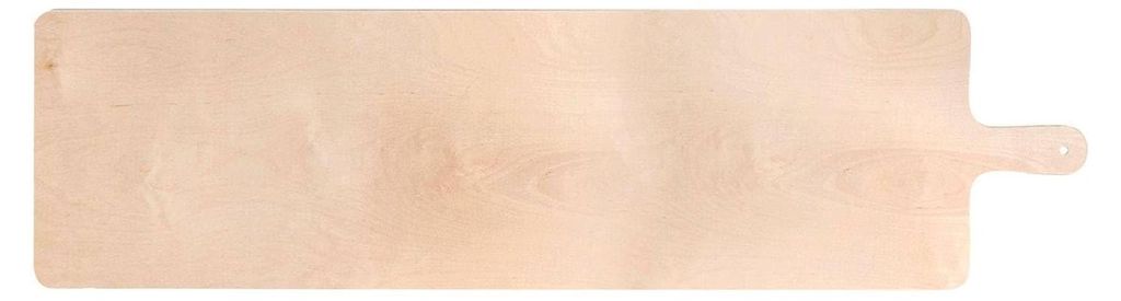 H&h Holz-Schneidebrett mit Griff, 62,5x28 cm