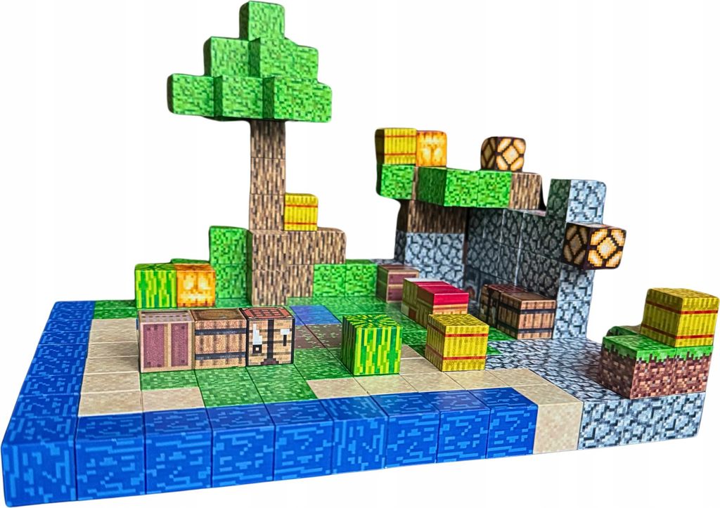 Lot De 66 Jouets Magnétiques STEM – 24 Boules + 42 Barres Flexibles – Construction 3D – Dès 3 Ans – Boîte 23,8x16,5x16 Cm